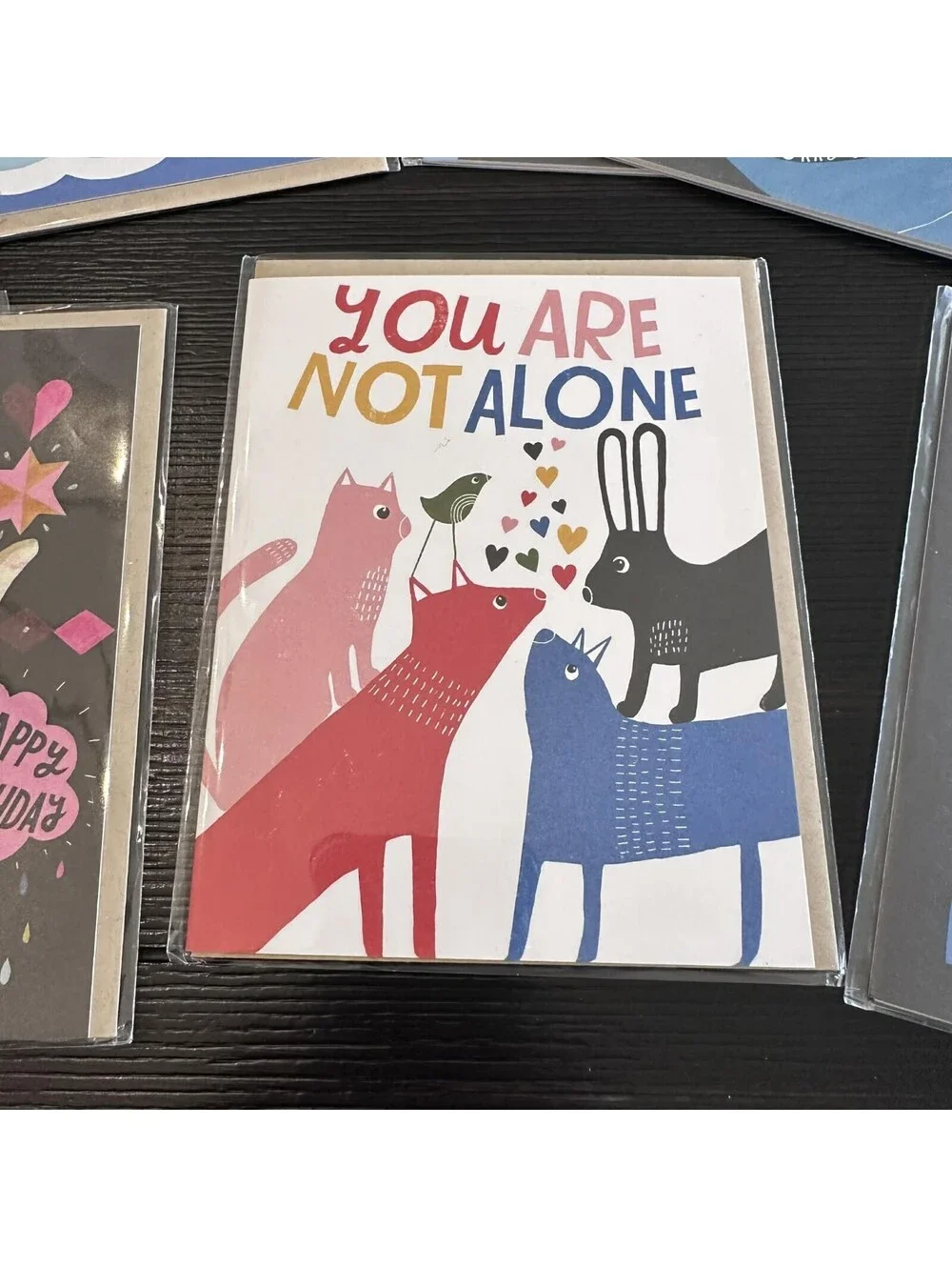 Lisa Congdon EM & Friends Greeting Card Lot of 9 Birthday Encouragement, New